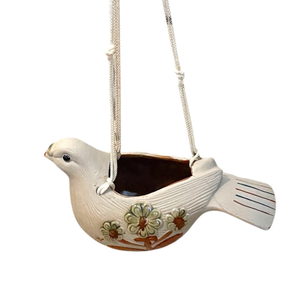 Vintage Mid Century Ceramic Planter In The Shape Of A‎ Dove